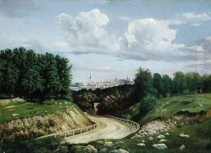 View of Tallinn by Alexander Georg Schlater