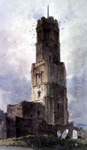 Irthlingborough Church, Northamptonshire by George (Sydney) Shepherd