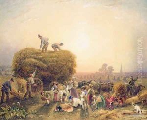 Haymaking, 1832 by George (Sydney) Shepherd