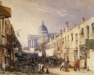 London University from Old Gower Muse, 1835