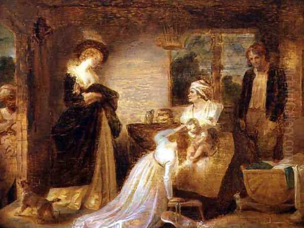 The Seven Ages of Man The Infant from Act II, Scene vii of As You Like it by William Shakespeare c.1798-1801 by Robert Smirke