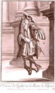 A Nobleman at the Theatre de lOpera, 1687 by Jean Dieu de Saint-Jean