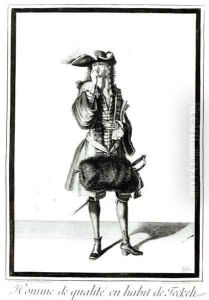 A Nobleman in Teckeli Dress, 1694 by Jean Dieu de Saint-Jean