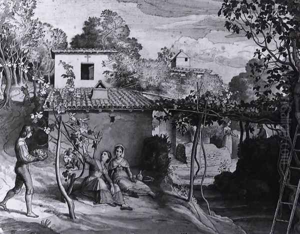 The View of the Archpriest in Olevano - view 1