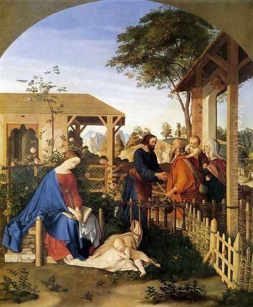 The Family of St John the Baptist Visiting the Family of Christ 1817 - view 1