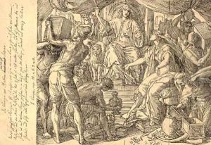 Solomon and the Queen of Sheba (I Kings 101-10) by Julius Schnorr Von Carolsfeld