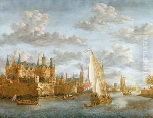 Castle on a River in Holland, c.1660-88