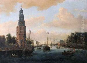 A view of the Oude Schans, Amsterdam