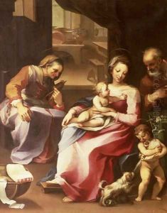 Holy Family by Ventura Salimbeni