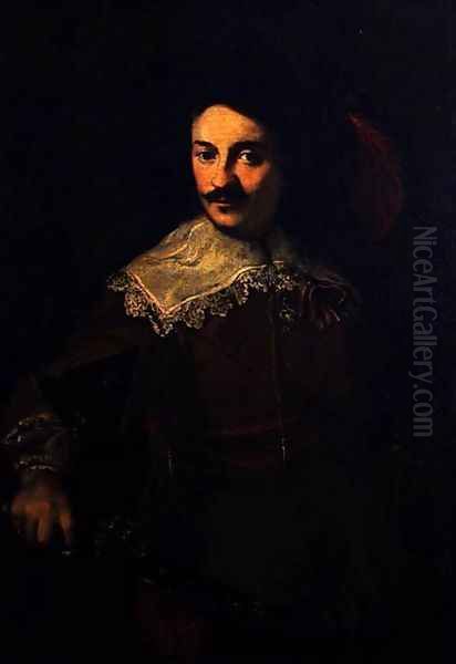Self Portrait with a Pistol, c.1610 - view 1