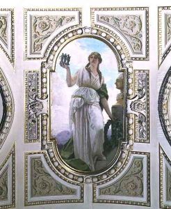 Allegorical figure of Numismatics, 1890 Allegorical figure of Numismatics, 1890