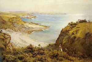 Picking Flowers above the Beach