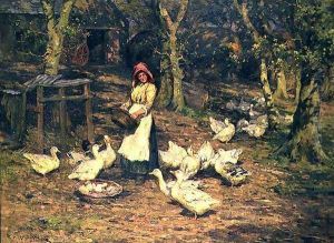 Feeding the Ducks by Harold Swanwick