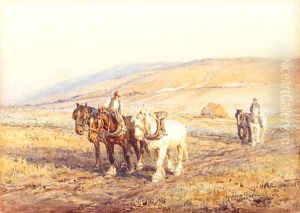 Ploughing the Fields by Harold Swanwick