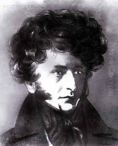 Portrait of Hector Berlioz 1803-69 by Emile Signol