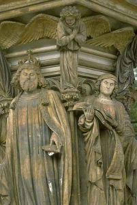 Well of Moses: Prophets David and Jeremiah by Claus Sluter