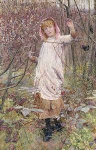 The First Buds of Spring, 1885 by Lionel Percy Smythe