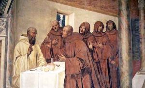 Taking Communion, from the Life of St. Benedict