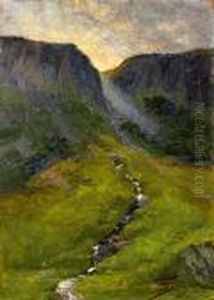 Der Sonnenstrahl by Giovanni Segantini