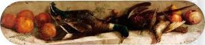Natura Morta Di Cacciagione E Frutta (1879/80) by Giovanni Segantini