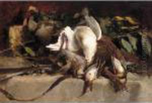 Natura Morta Con Cacciagione (still Life With Game) by Giovanni Segantini