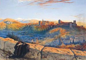 The Alhambra from the Albycin by Henry Stanier
