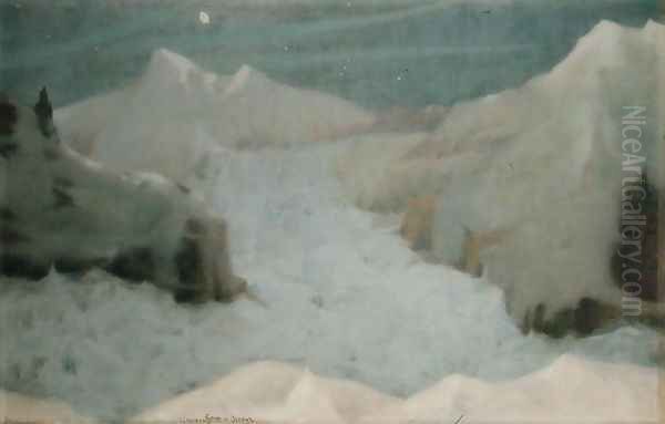 Alps by Night, 1892 - view 1