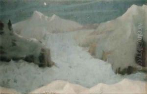 Alps by Night, 1892 by William Stott Of Oldham