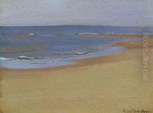 Turquoise Sea by William Stott Of Oldham