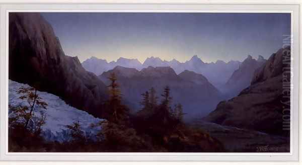 Dawn in the Alps, 1875 - view 1