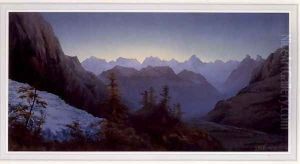 Dawn in the Alps, 1875 by James Whittet Smith