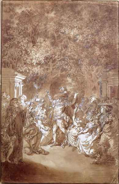 Scene from of The Marriage of Figaro by Pierre-Augustin Caron de Beaumarchais 1732-99 1785 - view 1