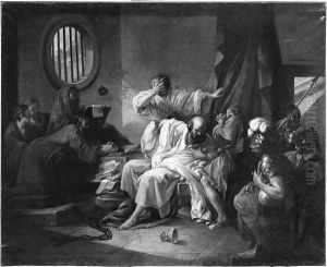 The Death of Socrates 470-499 BC 1762 by Jacques-Philip-Joseph de Saint-Quentin