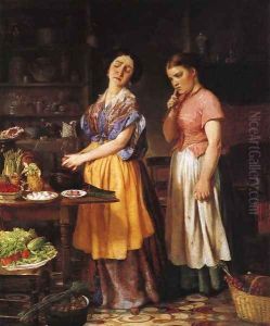 The Young Wife: First Stew by Lilly Martin Spencer