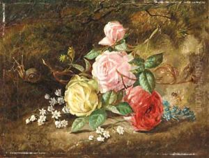 American Roses by Lilly Martin Spencer