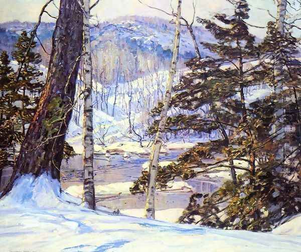 River Bank with Snow - view 1