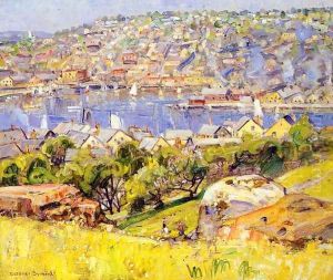Fishing Village, St. Ives by George Gardner Symons