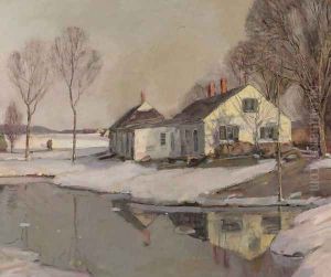 Evening Light in Winter by George Gardner Symons