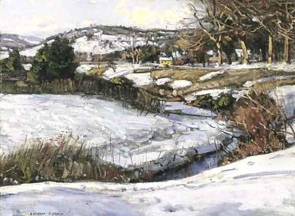 River Scene, Winter - view 1