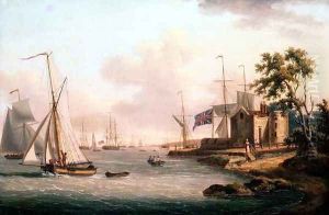 A View of the Royal Yacht Squadron, Isle of Wight