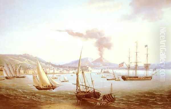 An English Frigate In The Bay Of Naples - view 1