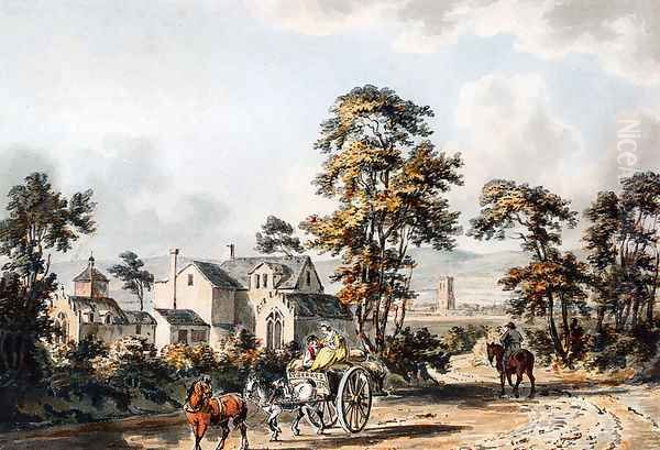 A Highway By A Gothic Villa - view 1
