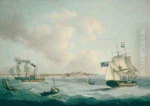 Shipping off Margate, 1825
