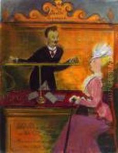 A La Belle Epoque, Mson Bouchet Et Cie by Georges Goursat Sem