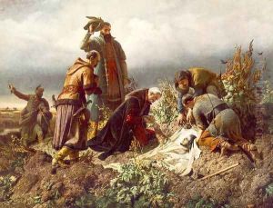 Discovery of the Body of King Louis the Second 1860 by Bertalan Szekely