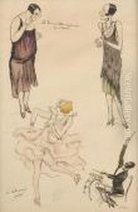 Musiciens Et Danseurs De Charleston