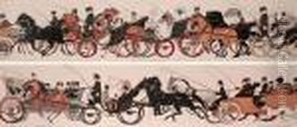 < Apres La Course > Et < L'heureux Vainqueur >. - view 1
