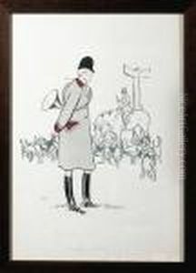 < Le Marquis De L'aigle : Le Relais >, Pochoir < Le Marquis De L'aigle : Le Relais >, Pochoir