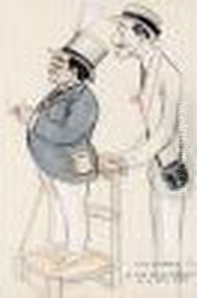 Aux Courses A Deauville, Le Shah De Perse Et Alphonse Xiii - view 1