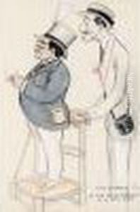 Aux Courses A Deauville, Le Shah De Perse Et Alphonse Xiii